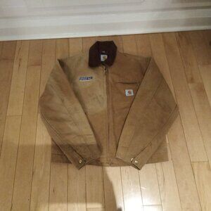 Carhartt jacket mens brown workwear
